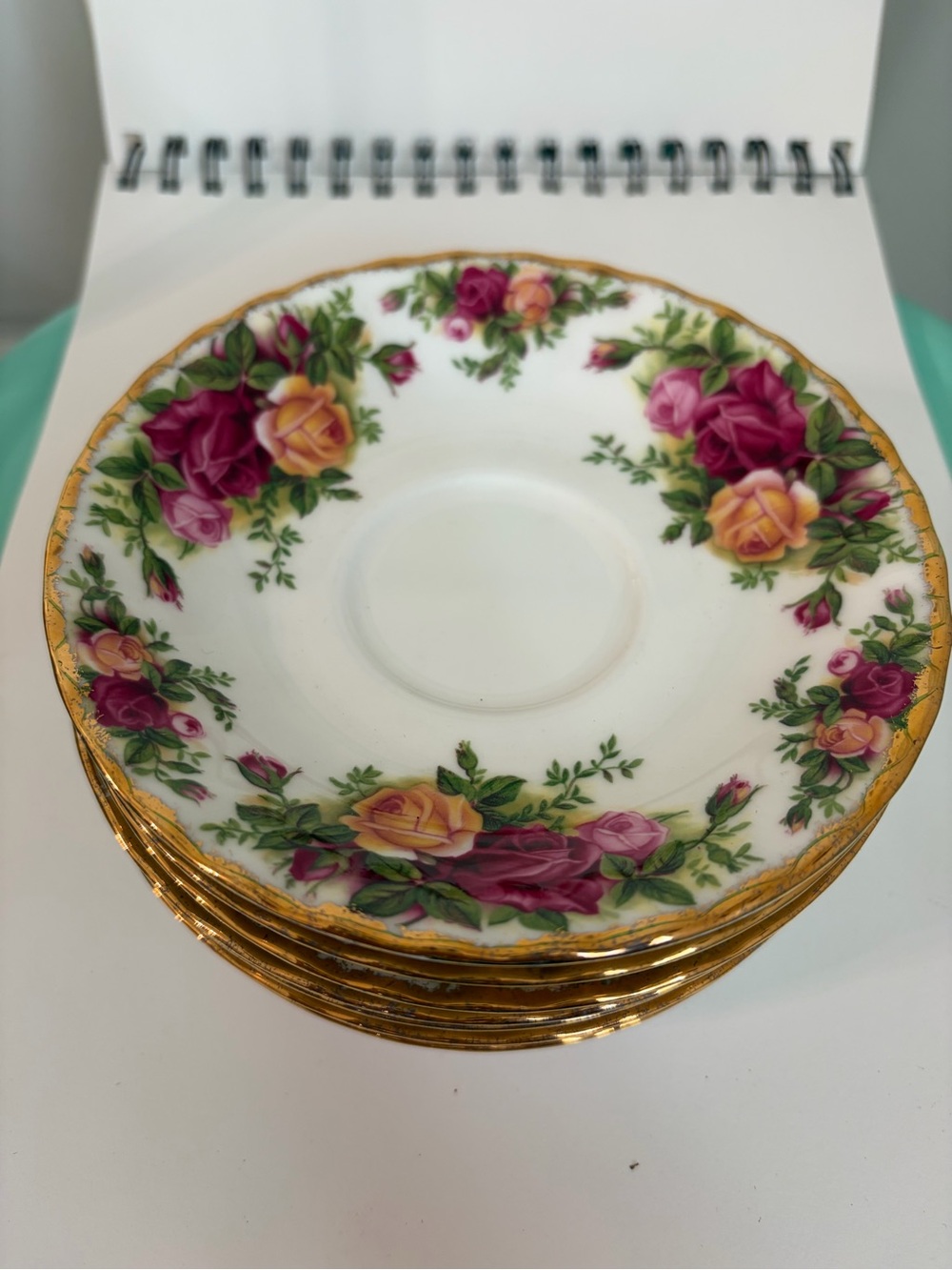 Vintage 1962 Royal Albert Old Country Roses Replacement Saucer-Lot of 1